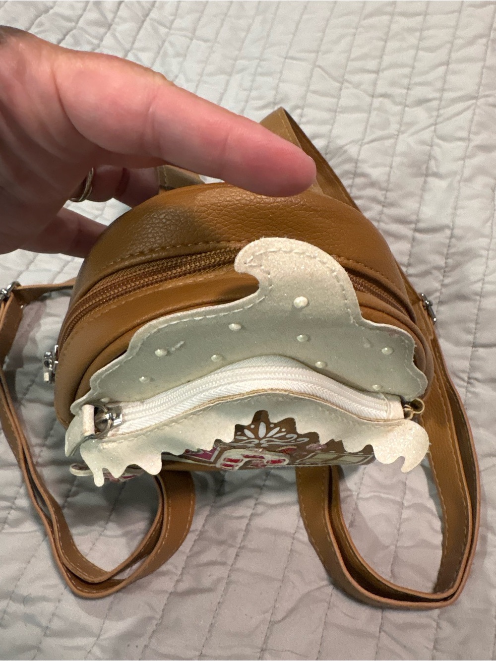 Gingerbread House small Purse-Backpack